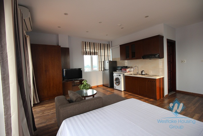 Modern and elegant solo apartment for rent in city centre Hanoi